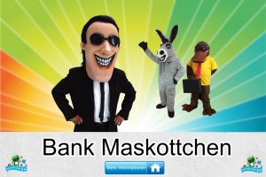 Bank Maskottchen Kostüm Produktion Fasching günstig kaufen verkleidung