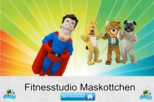 Fitnesstudio Kostüme Maskottchen Herstellung Firma günstig kaufen