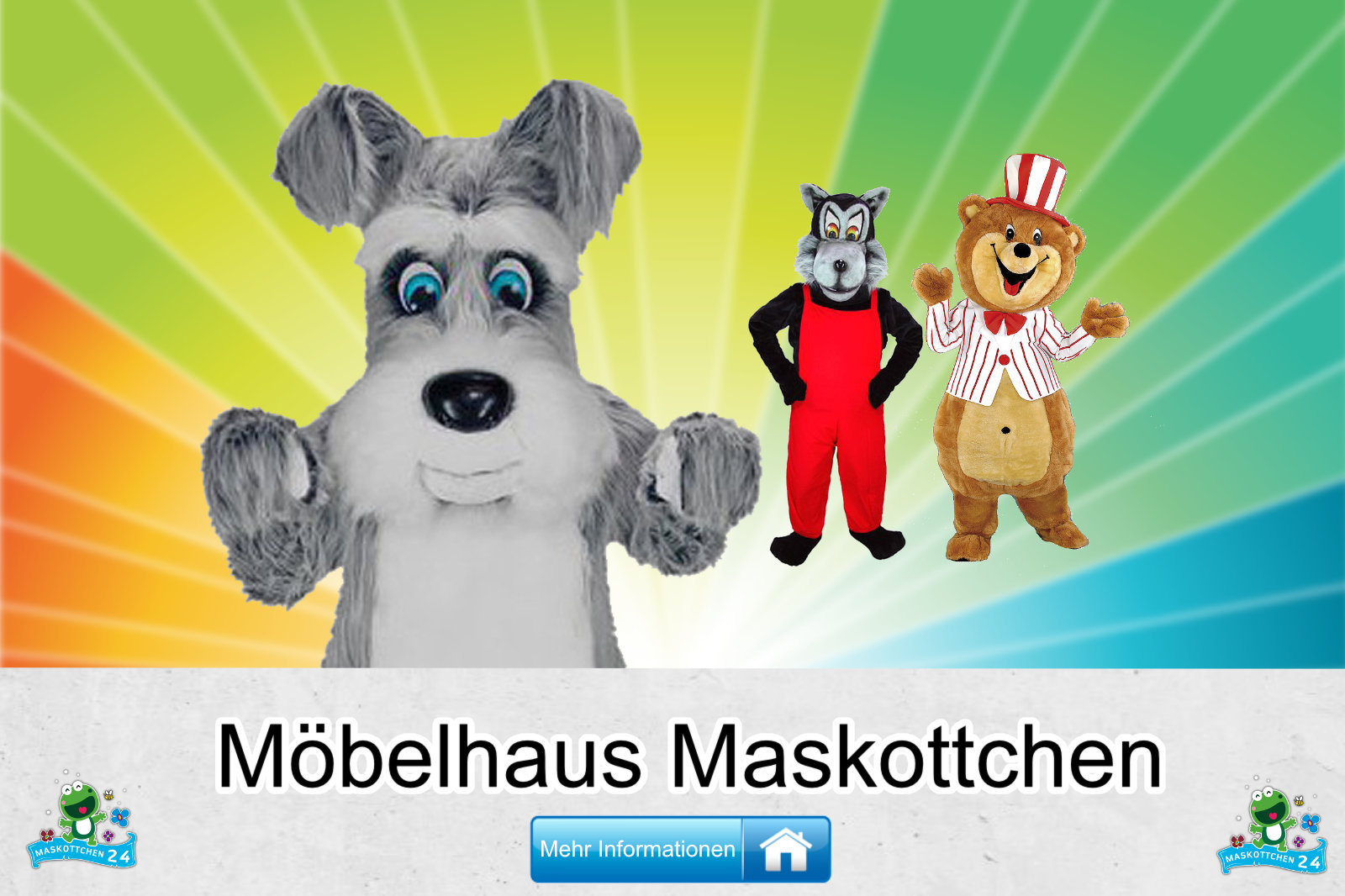 Möbelhaus Kostüme Maskottchen Herstellung Firma günstig kaufen