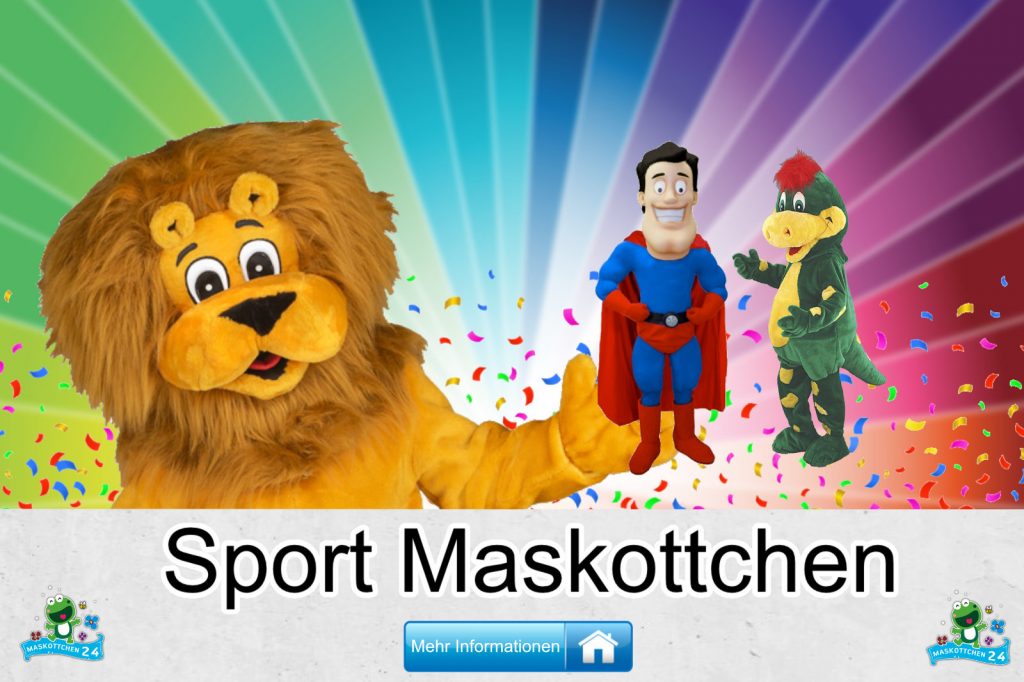 Sport Maskottchen Kostüm Produktion Fasching günstig kaufen verkleidung