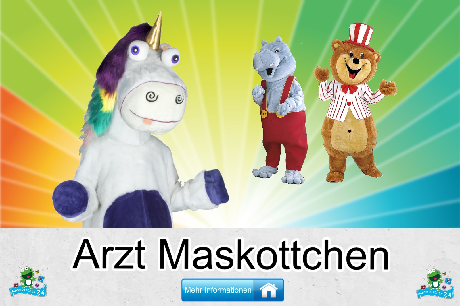 Arzt Kostüme Maskottchen Karneval Produktion Firma Bau