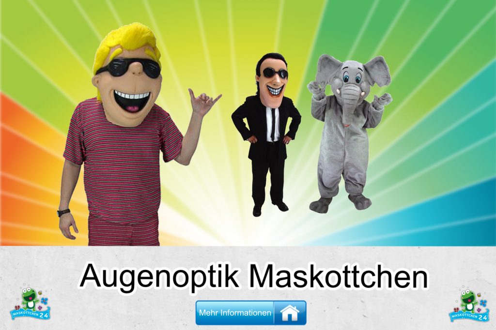 Augenoptik Kostüme Maskottchen Karneval Produktion Firma Bau