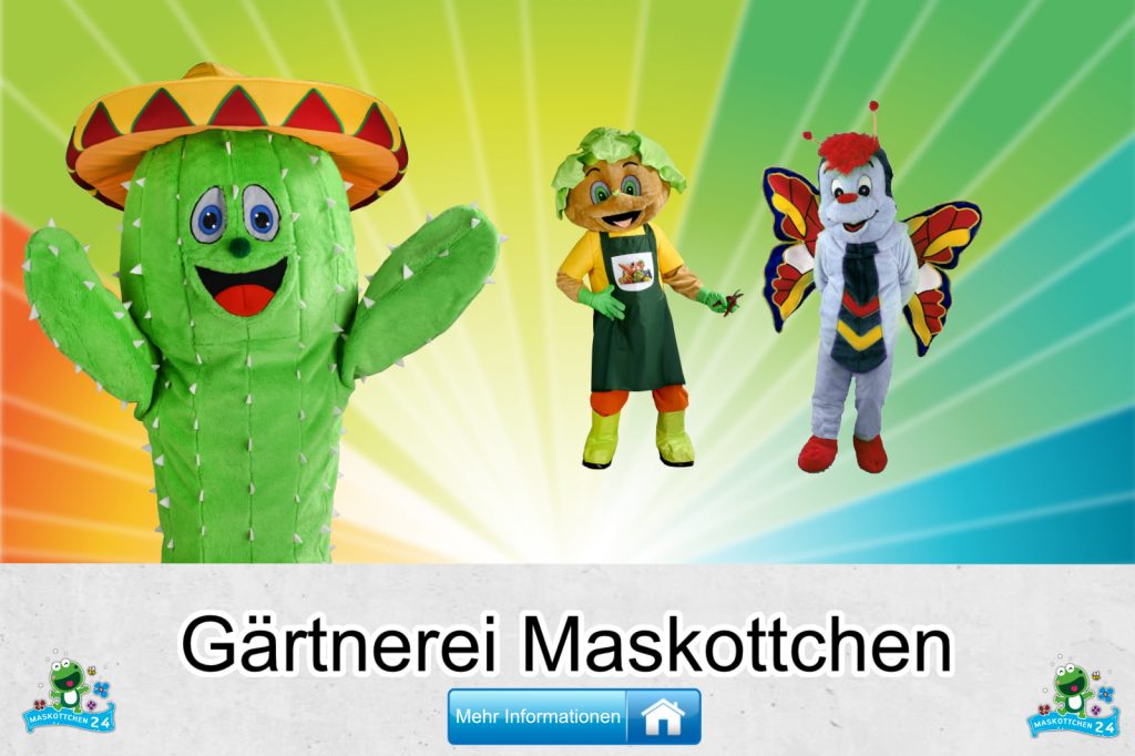 Gärtnerei Kostüme Maskottchen Karneval Produktion Firma Bau