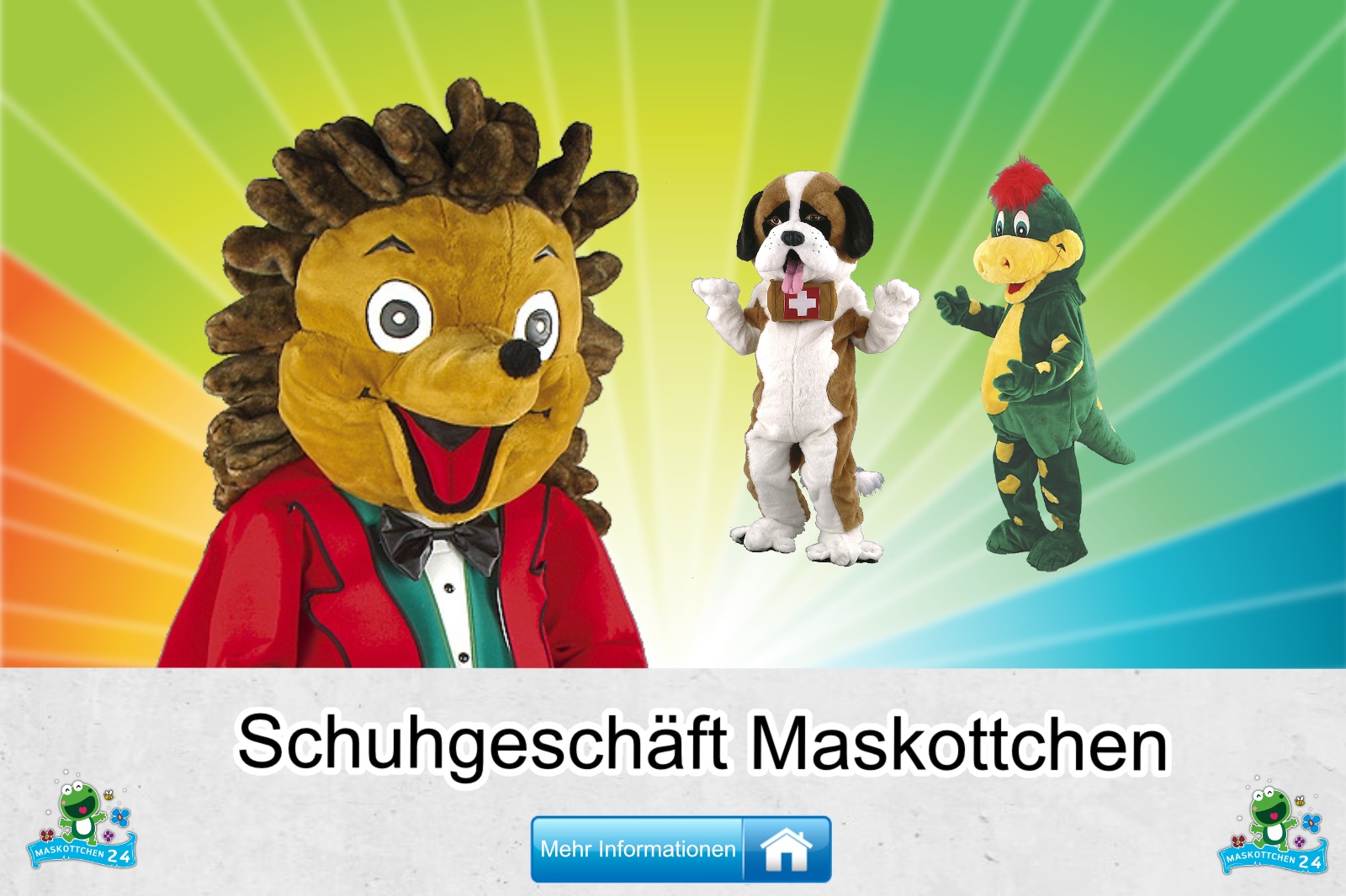 Schuhgeschäft Kostüme Maskottchen Karneval Produktion Firma Bau