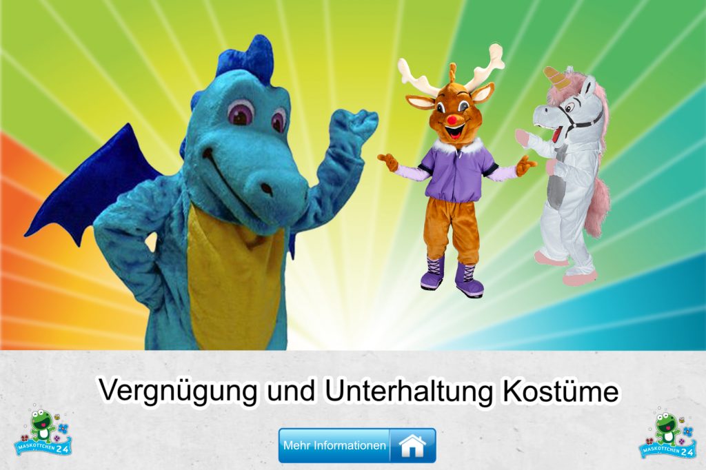 Vergnügung Unterhaltung Kostüme Maskottchen Karneval Produktion Firma Bau