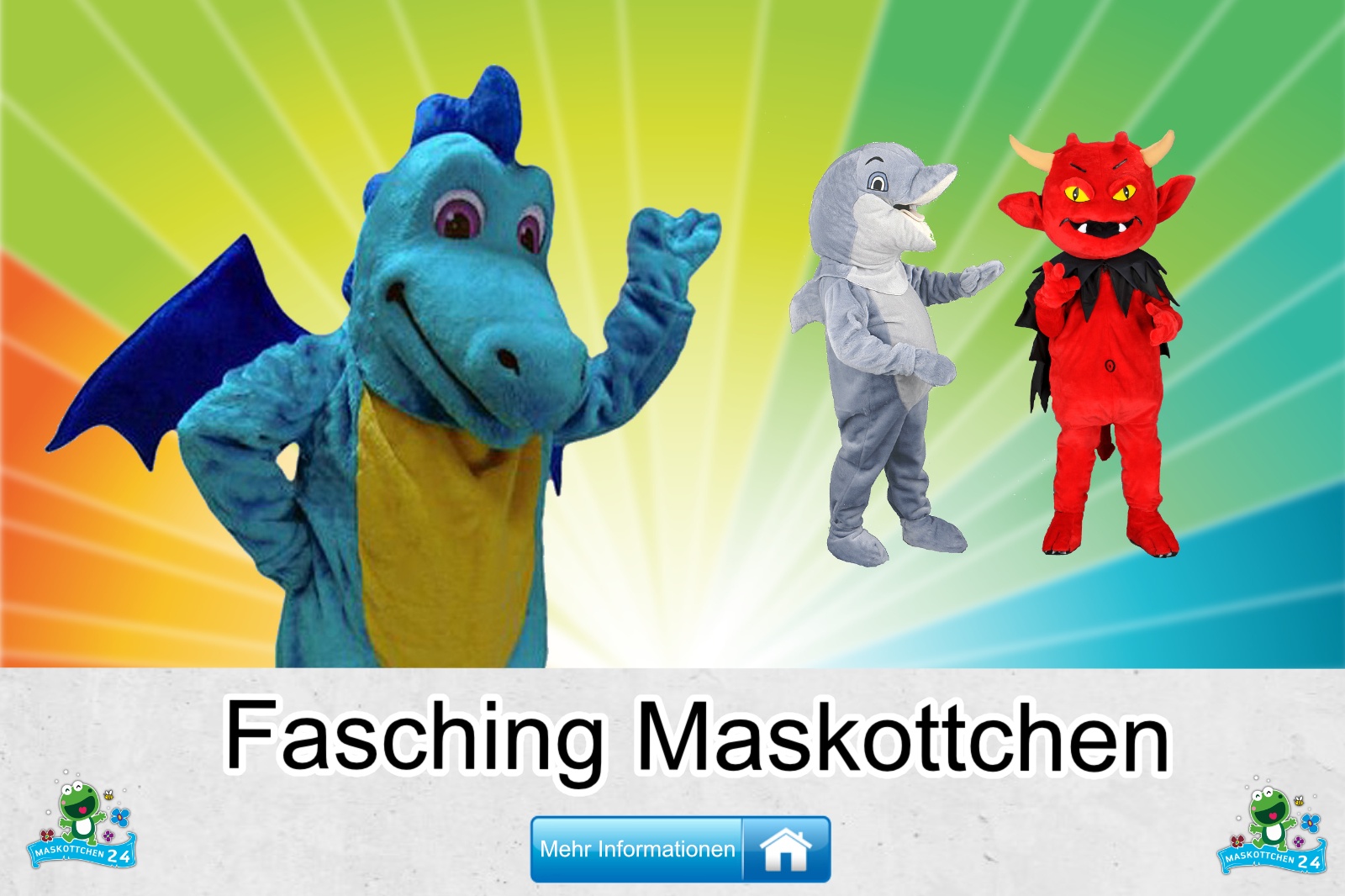 Fasching-Kostueme-Maskottchen-Karneval-Produktion-Firma-Bau