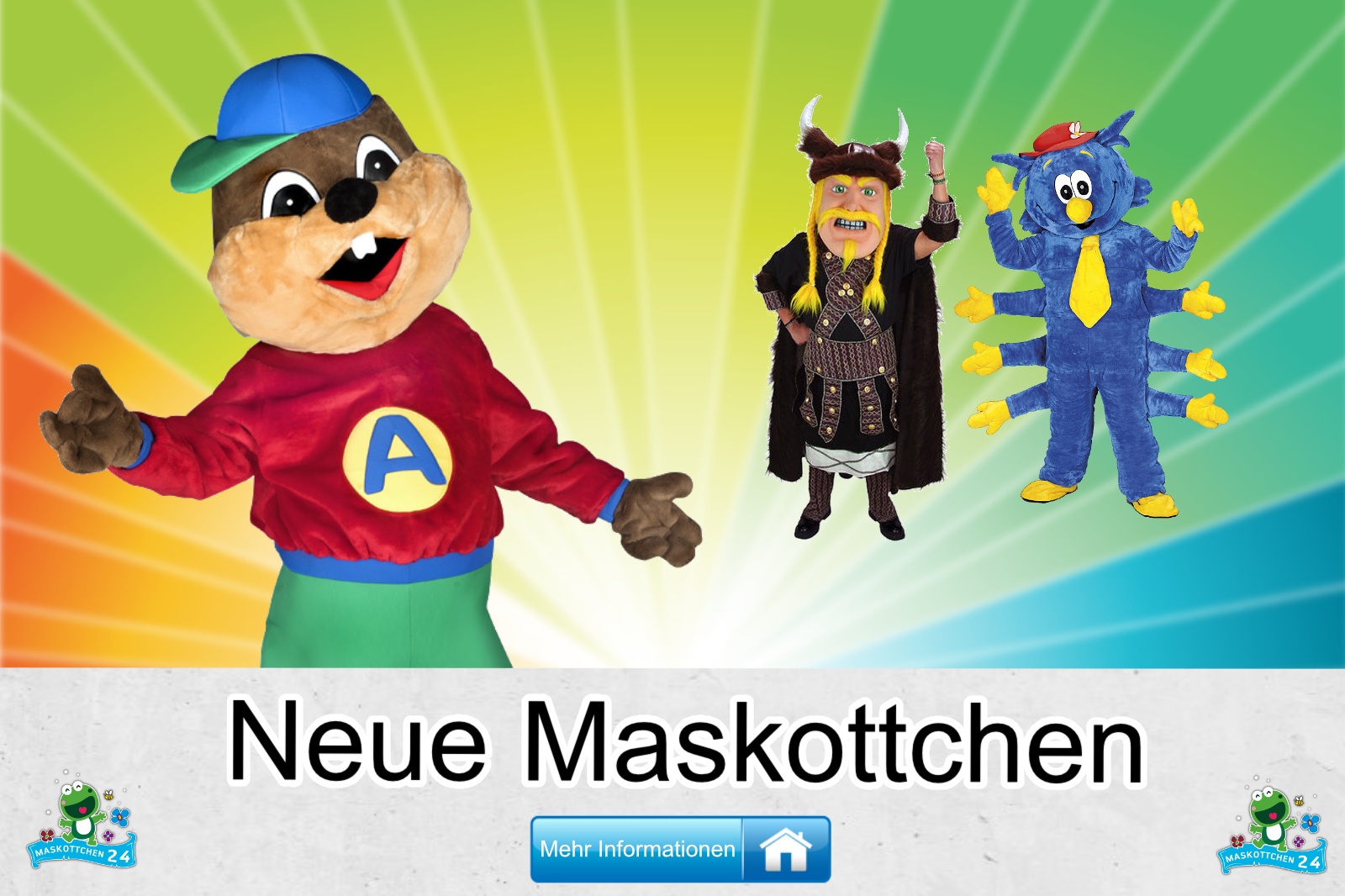 Neue-Kostueme-Maskottchen-Karneval-Produktion-Firma-Bau