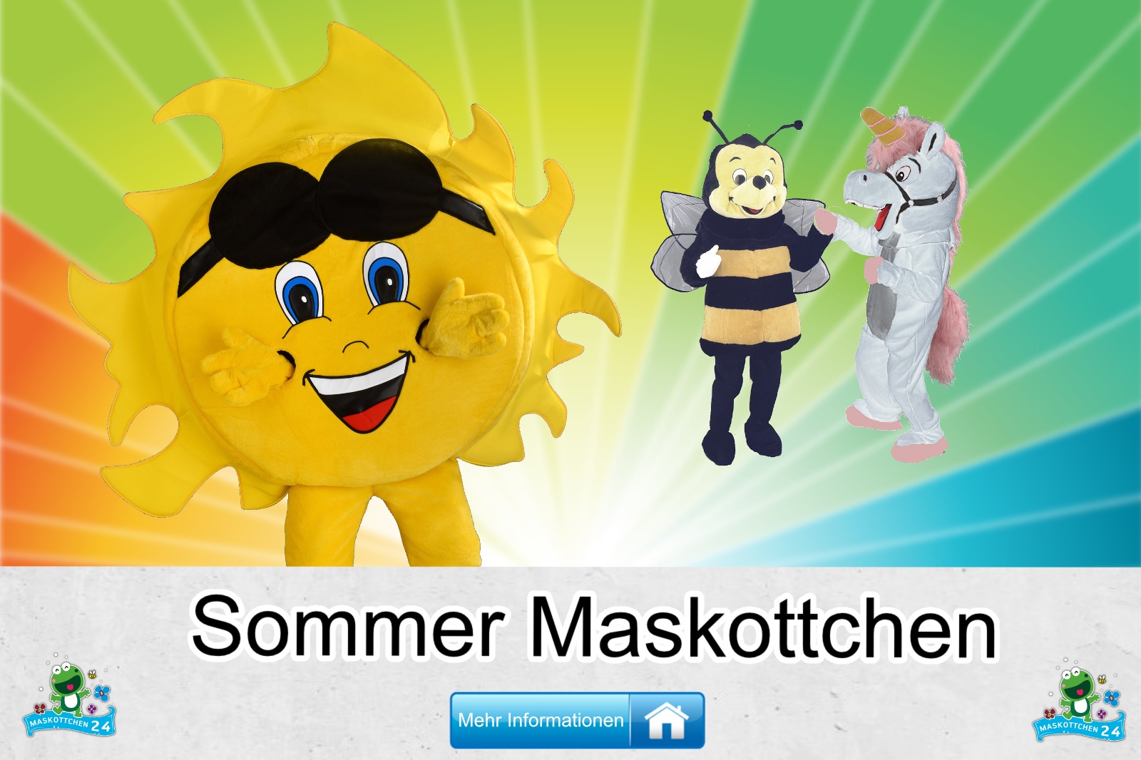 Sommer-Kostueme-Maskottchen-Karneval-Produktion-Firma-Bau