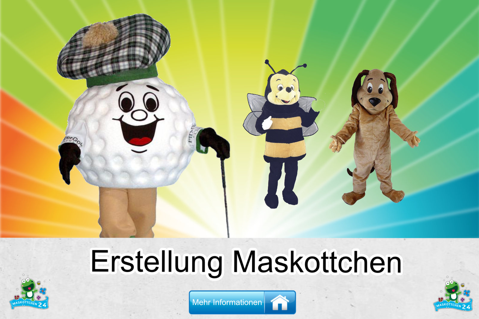 Erstellung-Kostueme-Maskottchen-Karneval-Produktion-Lauffiguren