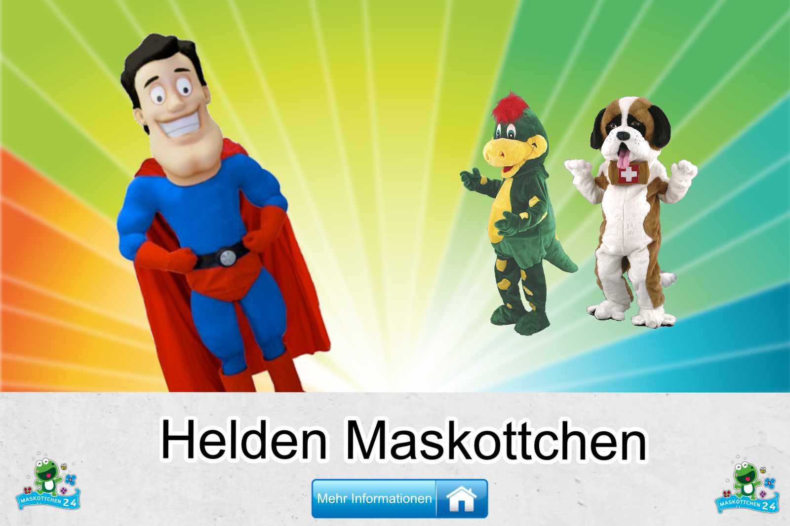 Helden-Kostueme-Maskottchen-Karneval-Produktion-Lauffiguren