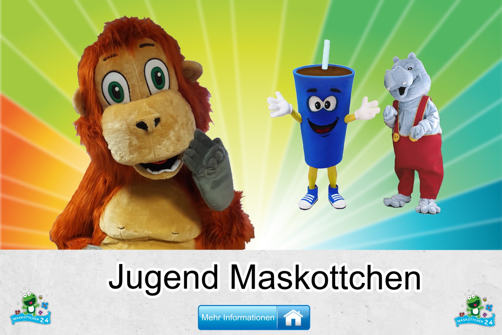 Jugend-Kostuem-Maskottchen-Guenstig-Kaufen-Produktion